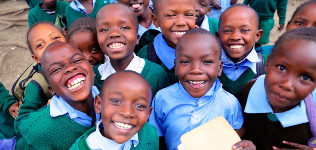 Happy Kenyan Schoolchildren