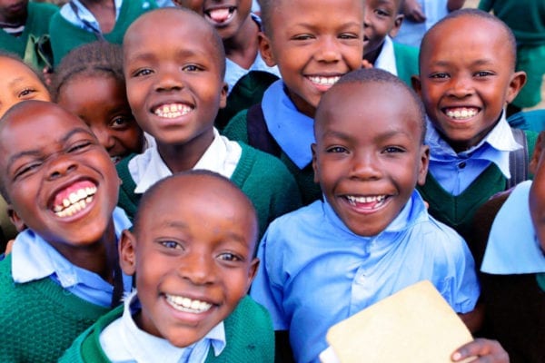 Happy Kenyan Schoolchildren