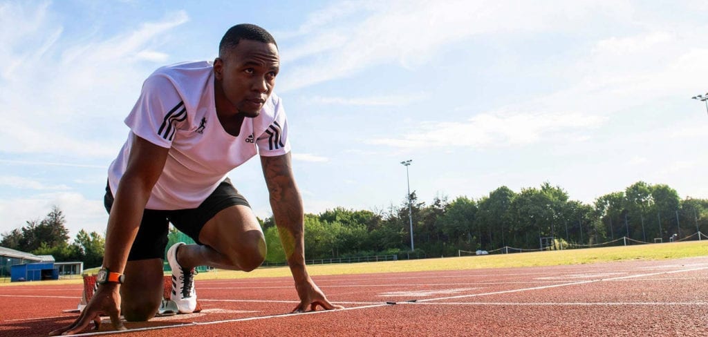 Akani Simbine ready to sprint on track