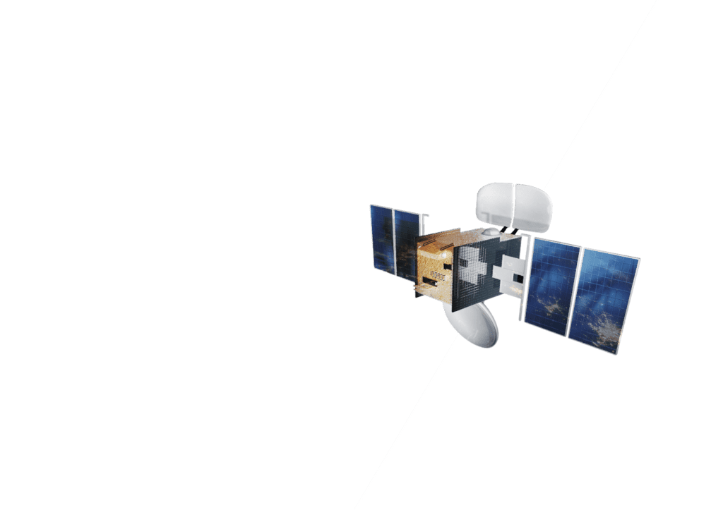 HYLAS 1 Satellite Vector