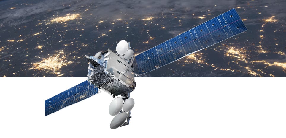 Satellite payload unit in space - HYLAS 2 Vector